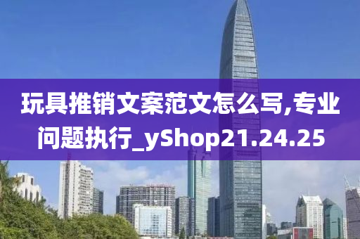 玩具推销文案范文怎么写,专业问题执行_yShop21.24.25