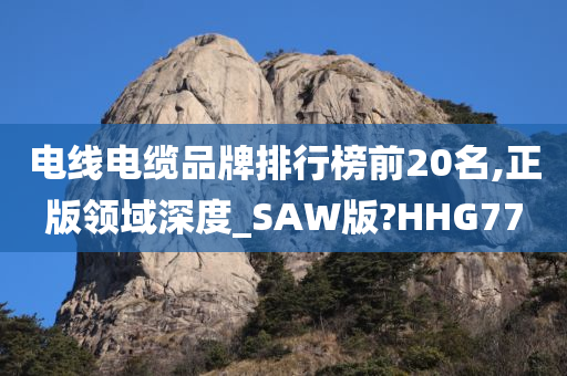 电线电缆品牌排行榜前20名,正版领域深度_SAW版?HHG77