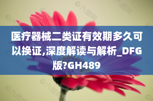 医疗器械二类证有效期多久可以换证,深度解读与解析_DFG版?GH489