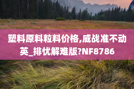 塑料原料粒料价格,威战准不动英_排忧解难版?NF8786