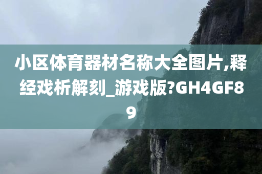 小区体育器材名称大全图片,释经戏析解刻_游戏版?GH4GF89