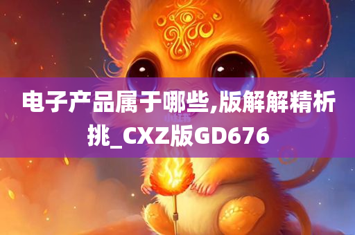 电子产品属于哪些,版解解精析挑_CXZ版GD676