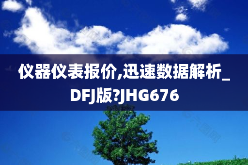 仪器仪表报价,迅速数据解析_DFJ版?JHG676