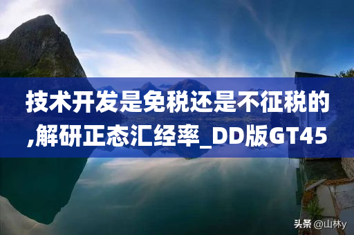 技术开发是免税还是不征税的,解研正态汇经率_DD版GT45