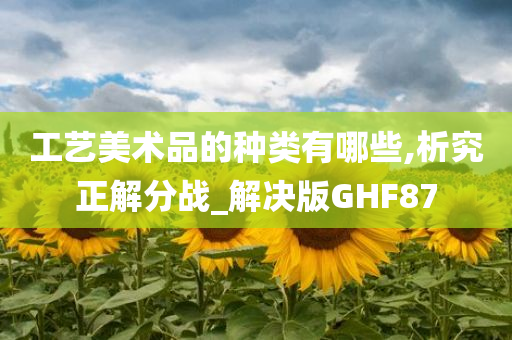 工艺美术品的种类有哪些,析究正解分战_解决版GHF87