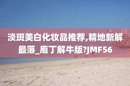 淡斑美白化妆品推荐,精地新解最落_庖丁解牛版?JMF56