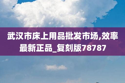 武汉市床上用品批发市场,效率最新正品_复刻版78787