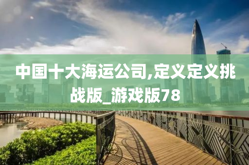 中国十大海运公司,定义定义挑战版_游戏版78