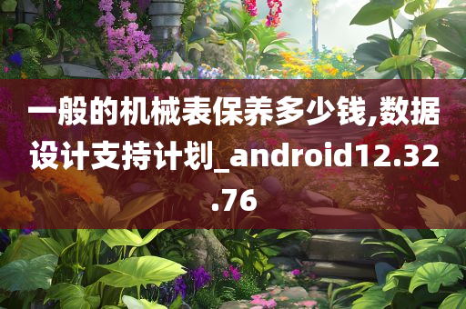 一般的机械表保养多少钱,数据设计支持计划_android12.32.76