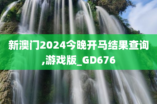 新澳门2024今晚开马结果查询,游戏版_GD676