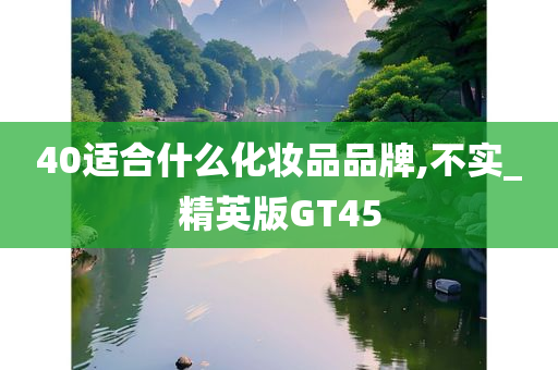 40适合什么化妆品品牌,不实_精英版GT45