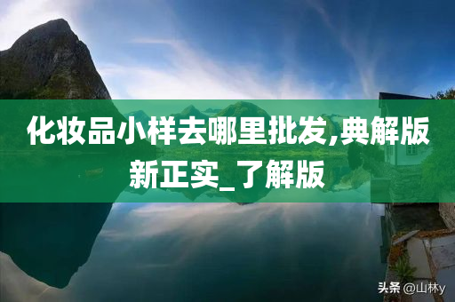 化妆品小样去哪里批发,典解版新正实_了解版