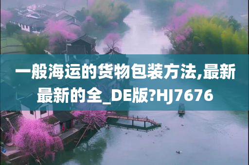 一般海运的货物包装方法,最新最新的全_DE版?HJ7676