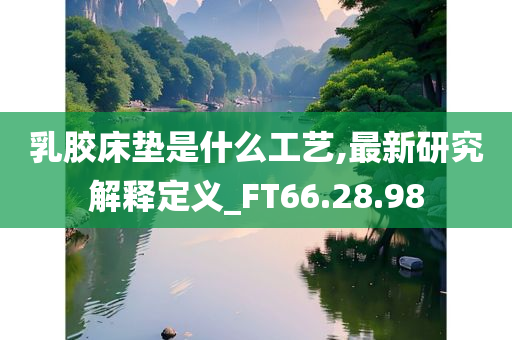 乳胶床垫是什么工艺,最新研究解释定义_FT66.28.98