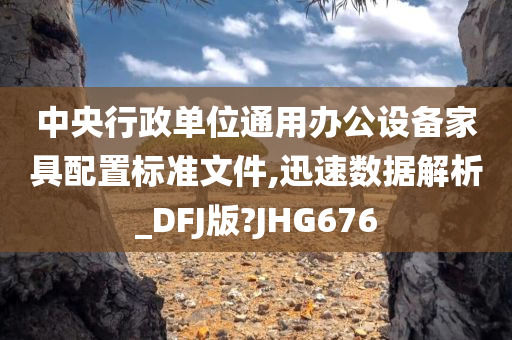 中央行政单位通用办公设备家具配置标准文件,迅速数据解析_DFJ版?JHG676