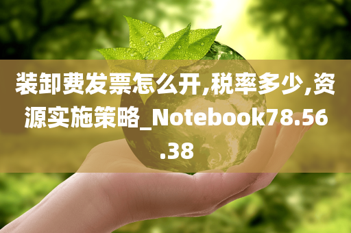 装卸费发票怎么开,税率多少,资源实施策略_Notebook78.56.38