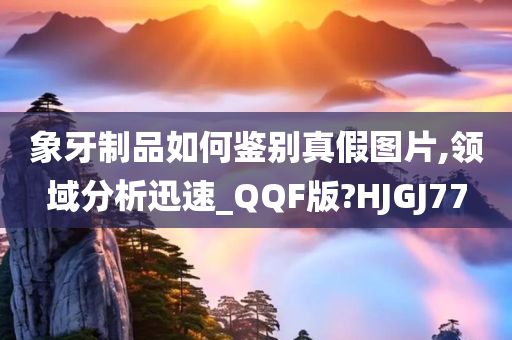 象牙制品如何鉴别真假图片,领域分析迅速_QQF版?HJGJ77