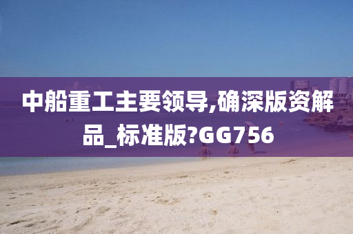 中船重工主要领导,确深版资解品_标准版?GG756