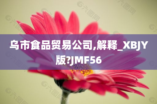 乌市食品贸易公司,解释_XBJY版?JMF56