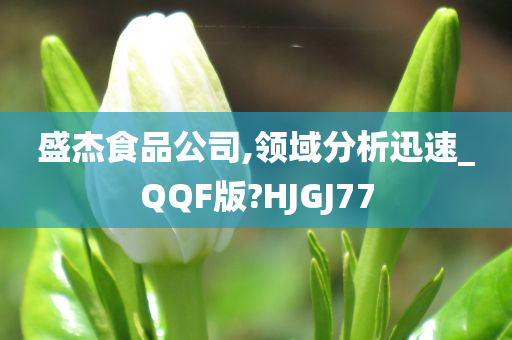 盛杰食品公司,领域分析迅速_QQF版?HJGJ77