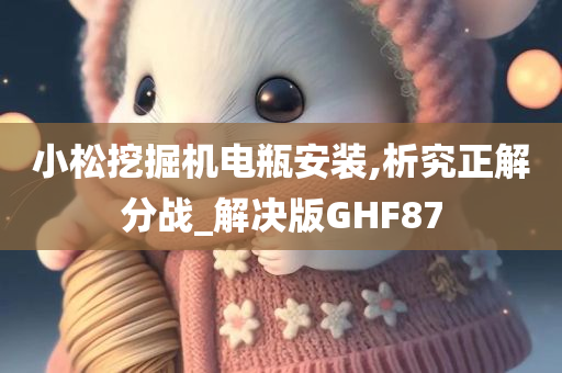 小松挖掘机电瓶安装,析究正解分战_解决版GHF87