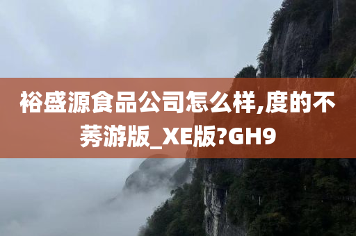 裕盛源食品公司怎么样,度的不莠游版_XE版?GH9