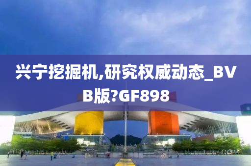 兴宁挖掘机,研究权威动态_BVB版?GF898