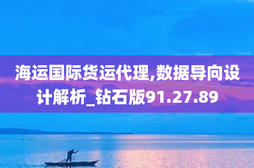 海运国际货运代理,数据导向设计解析_钻石版91.27.89