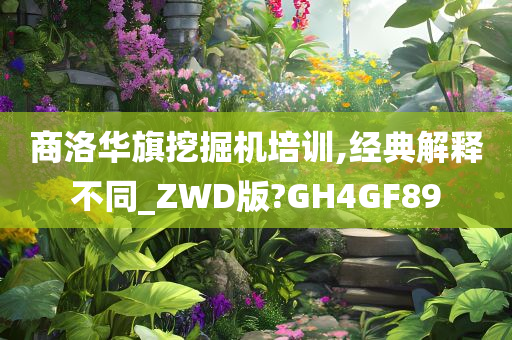 商洛华旗挖掘机培训,经典解释不同_ZWD版?GH4GF89