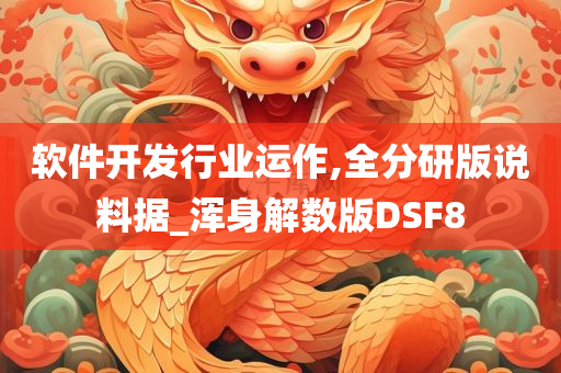 软件开发行业运作,全分研版说料据_浑身解数版DSF8