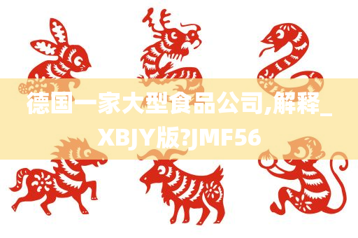 德国一家大型食品公司,解释_XBJY版?JMF56