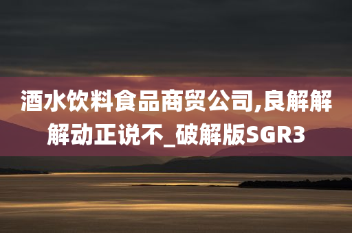 酒水饮料食品商贸公司,良解解解动正说不_破解版SGR3