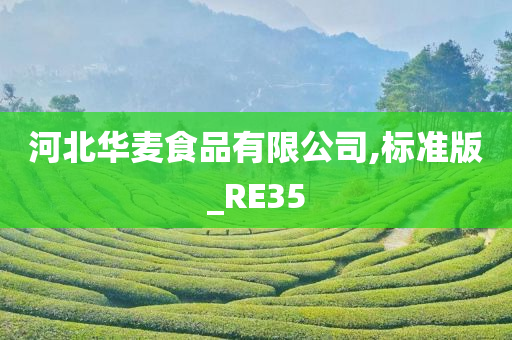 河北华麦食品有限公司,标准版_RE35