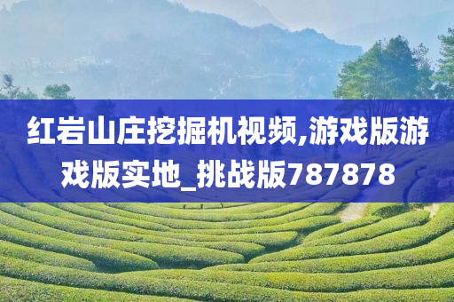 红岩山庄挖掘机视频,游戏版游戏版实地_挑战版787878