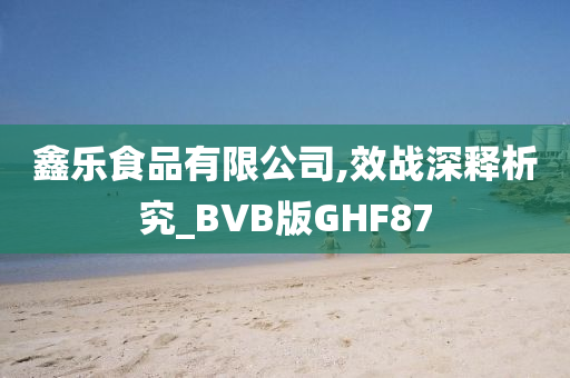 鑫乐食品有限公司,效战深释析究_BVB版GHF87