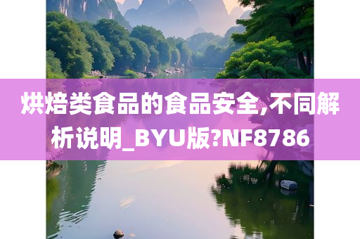 烘焙类食品的食品安全,不同解析说明_BYU版?NF8786