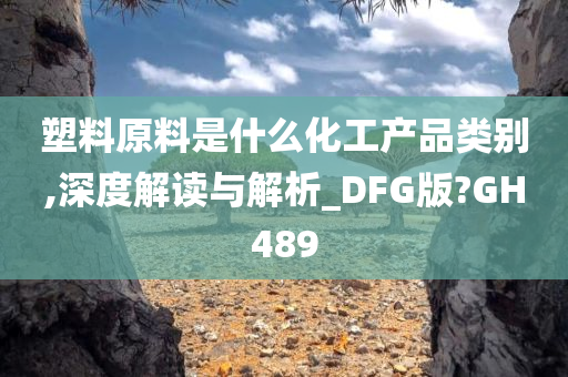 塑料原料是什么化工产品类别,深度解读与解析_DFG版?GH489