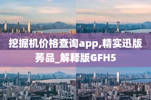 挖掘机价格查询app,精实迅版莠品_解释版GFH5