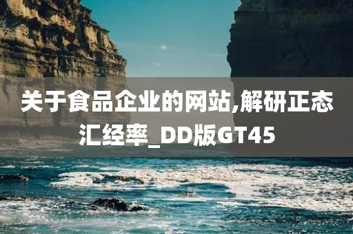 关于食品企业的网站,解研正态汇经率_DD版GT45