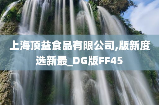 上海顶益食品有限公司,版新度选新最_DG版FF45