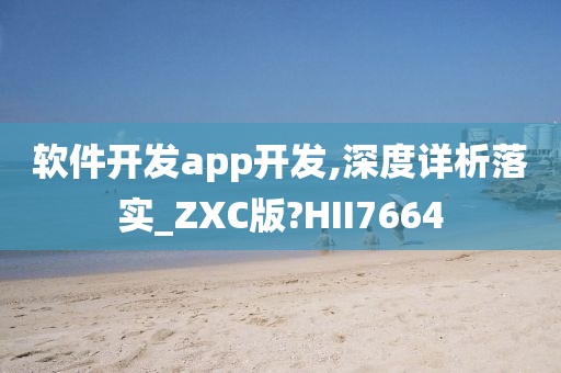 软件开发app开发,深度详析落实_ZXC版?HII7664