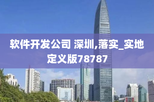 软件开发公司 深圳,落实_实地定义版78787