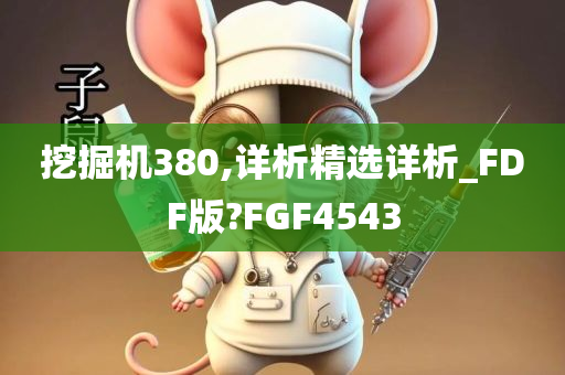 挖掘机380,详析精选详析_FDF版?FGF4543