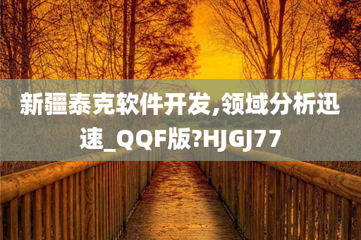 新疆泰克软件开发,领域分析迅速_QQF版?HJGJ77