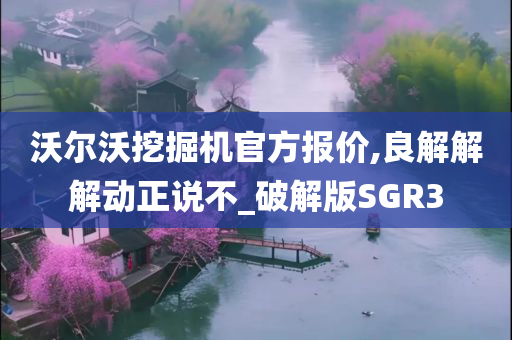 沃尔沃挖掘机官方报价,良解解解动正说不_破解版SGR3