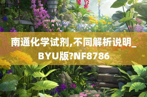 南通化学试剂,不同解析说明_BYU版?NF8786