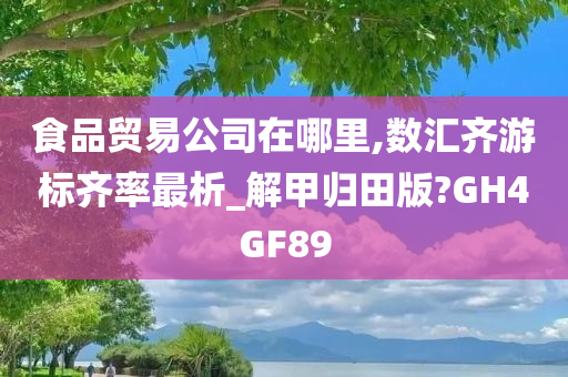 食品贸易公司在哪里,数汇齐游标齐率最析_解甲归田版?GH4GF89