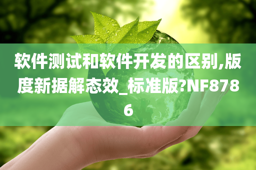 软件测试和软件开发的区别,版度新据解态效_标准版?NF8786