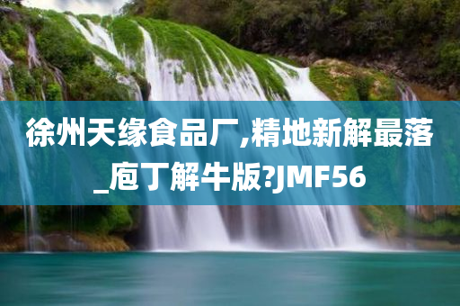 徐州天缘食品厂,精地新解最落_庖丁解牛版?JMF56