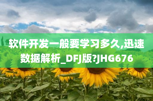 软件开发一般要学习多久,迅速数据解析_DFJ版?JHG676